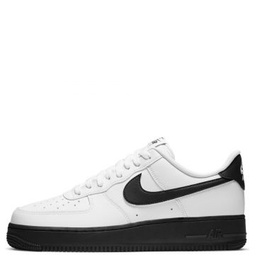 white air force ones with black laces