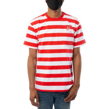 vans shirt red and white