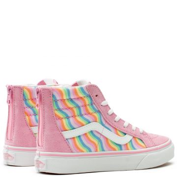 vans rainbow lace sk8-hi