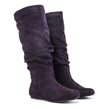 Women's Pocket Boot Kalisa-89A Purple