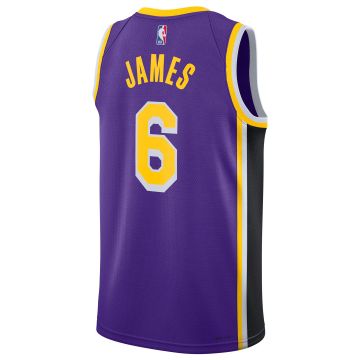 JORDAN LeBron James Lakers Statement Edition 2020 NBA Swingman Jersey ...