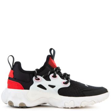 react presto black/phantom/university red men's shoe