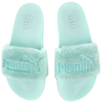 puma furry slides xl
