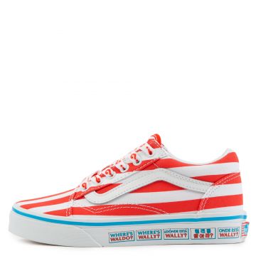 vans with lightning bolt red