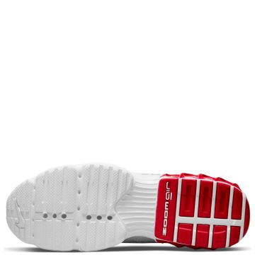 nike zoom air fire trainers in off white and red