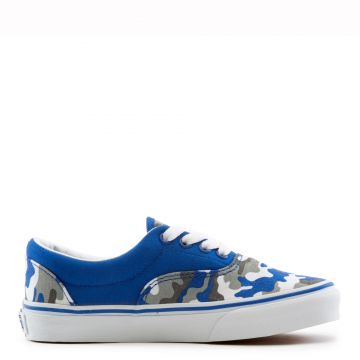 blue camo vans