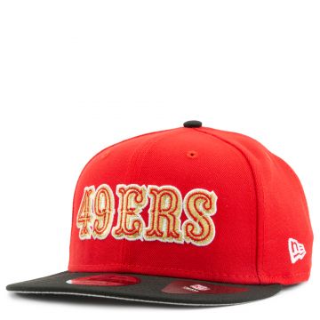 49ers red snapback hat