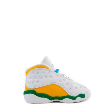 jordan retro 13 white black court purple total orange