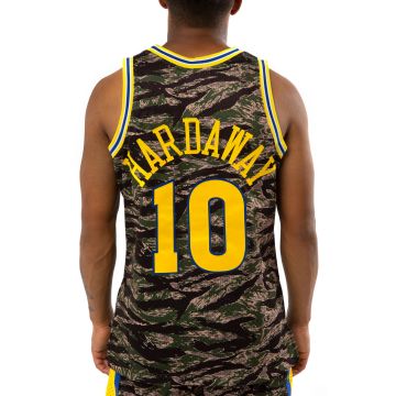 Men's Mitchell & Ness Tim Hardaway Royal Golden State Warriors Hardwood  Classics Swingman Jersey