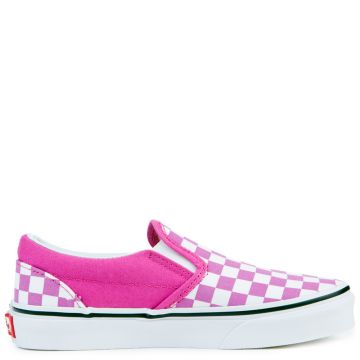 raspberry rose checkered vans