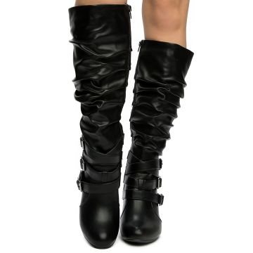 Women's Daystar-03S Slouch Boots BLACK