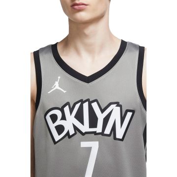Youth Brooklyn Nets Kyrie Irving Jordan Brand Gray 2020/21 Swingman Player  Jersey - Statement Edition