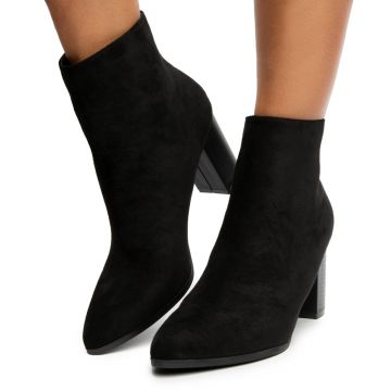 bootie chunky heel