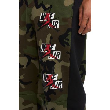 jumpman air camo fleece pant