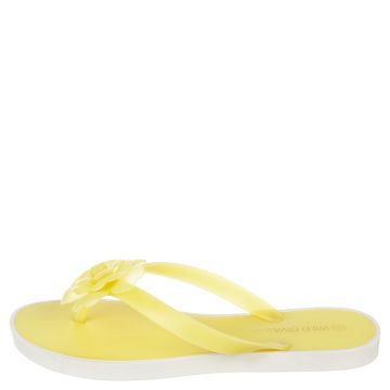 Women's Thong Flip Flop Astrid-16 Yellow