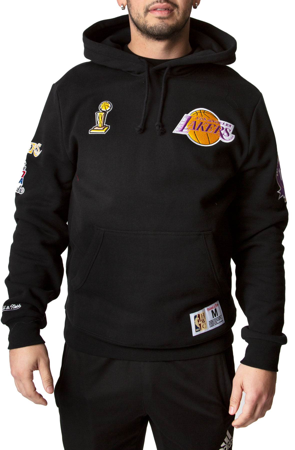 Mitchell & Ness Men's Los Angeles Lakers Purple Champ City Hoodie, Small