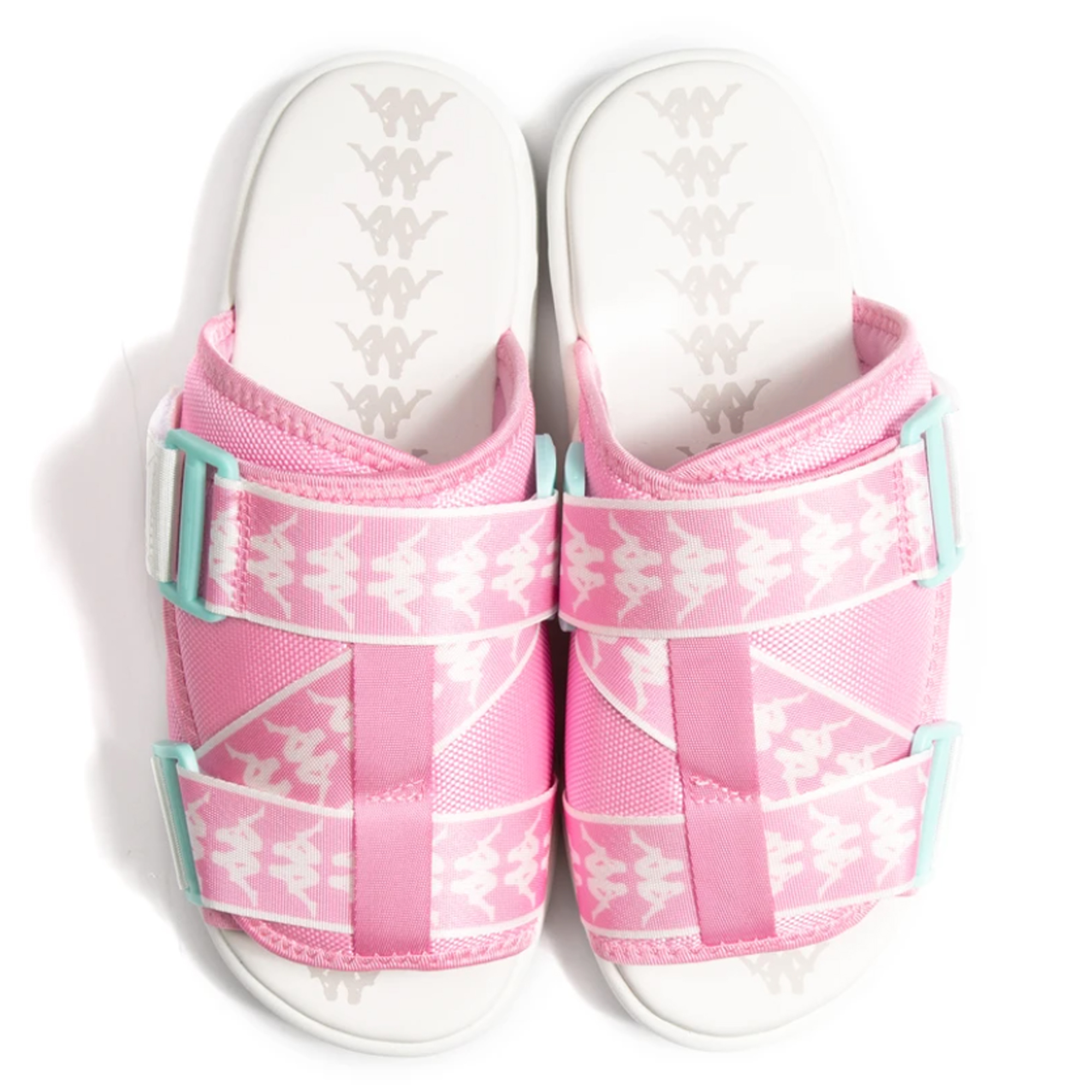 222 Banda Mitel 1 Sandals in Pink White