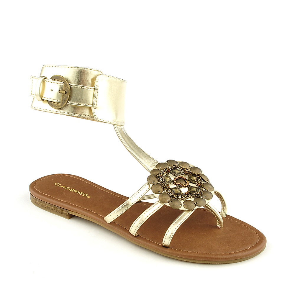 Women Decide-H GOLD GOLD Sandal 6.5 GOLD