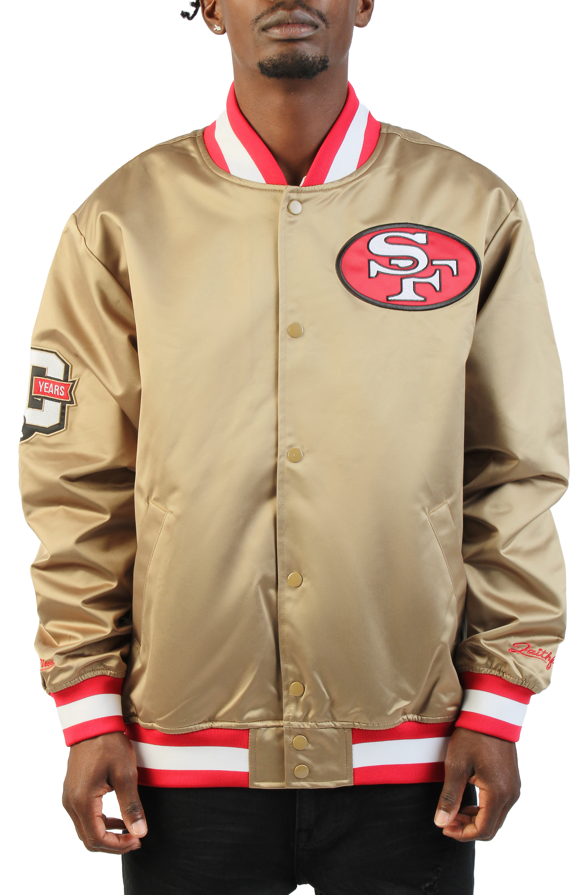 MITCHELL AND NESS NFL San Francisco 49ers 80th Anniversary Satin