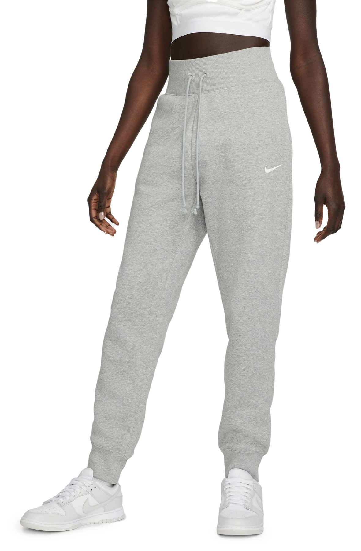 Nike Sportswear Phoenix Fleece Women's High-Waisted Joggers, Sail/Black,  X-Small : : Clothing, Shoes & Accessories