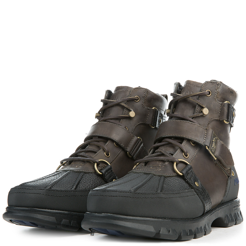 black polo boots mens