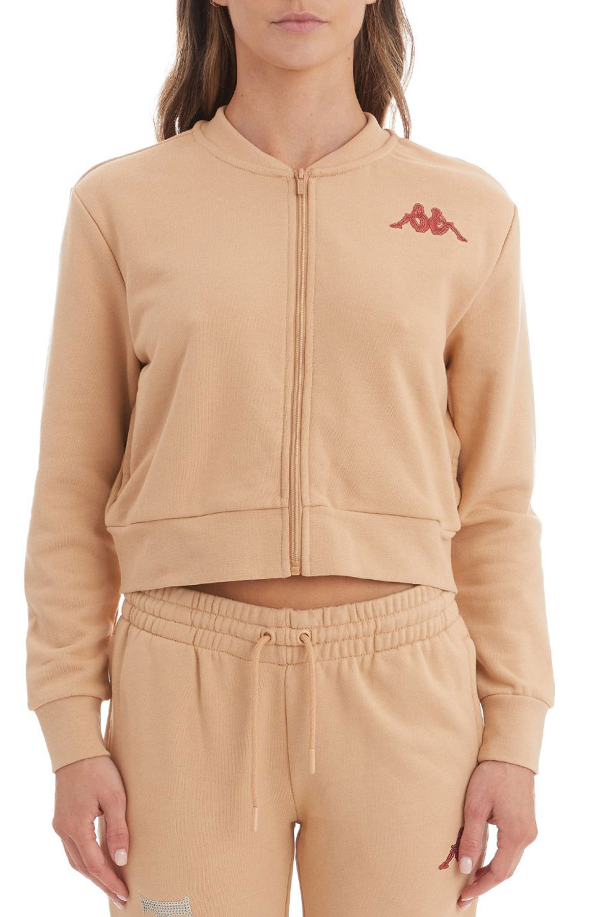 rose gold cropped jacket