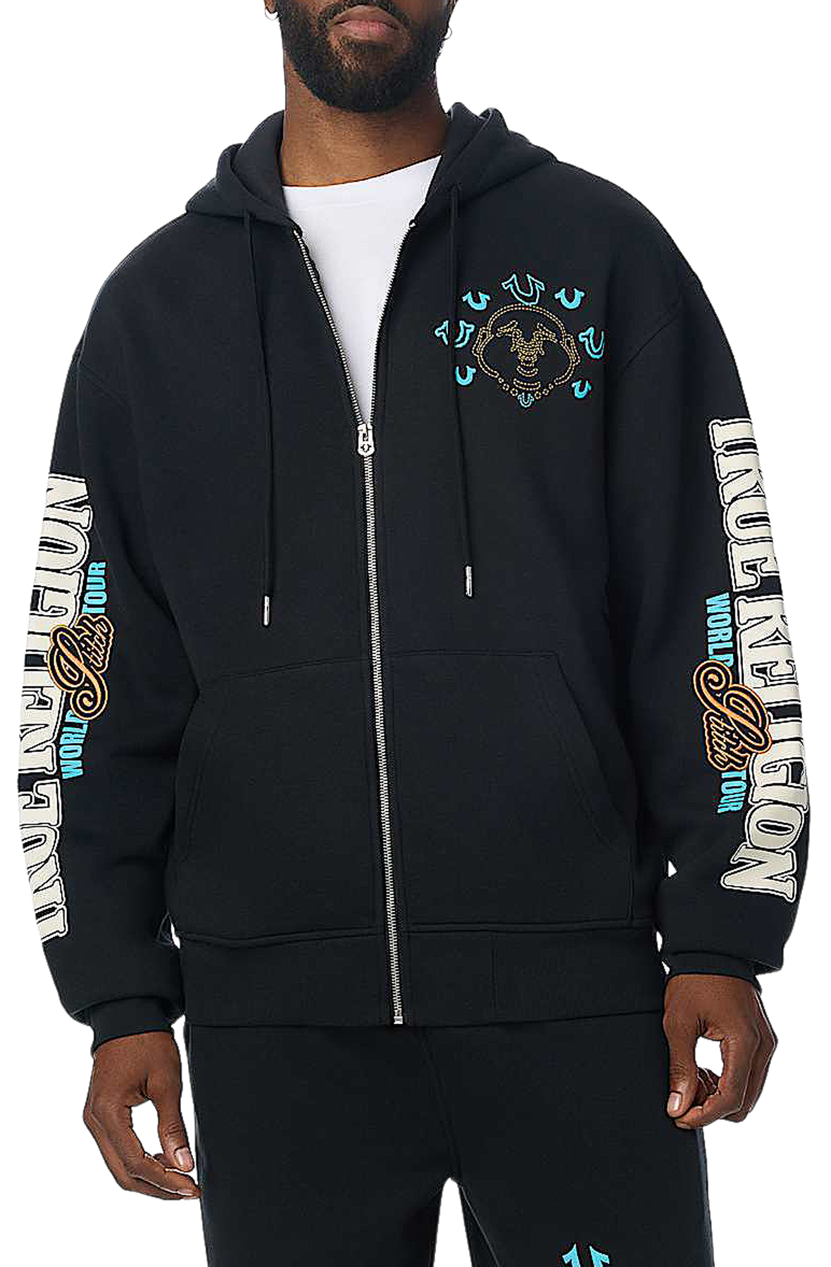 TRUE RELIGION Southwest Zip Hoodie 110683-1001 - Shiekh