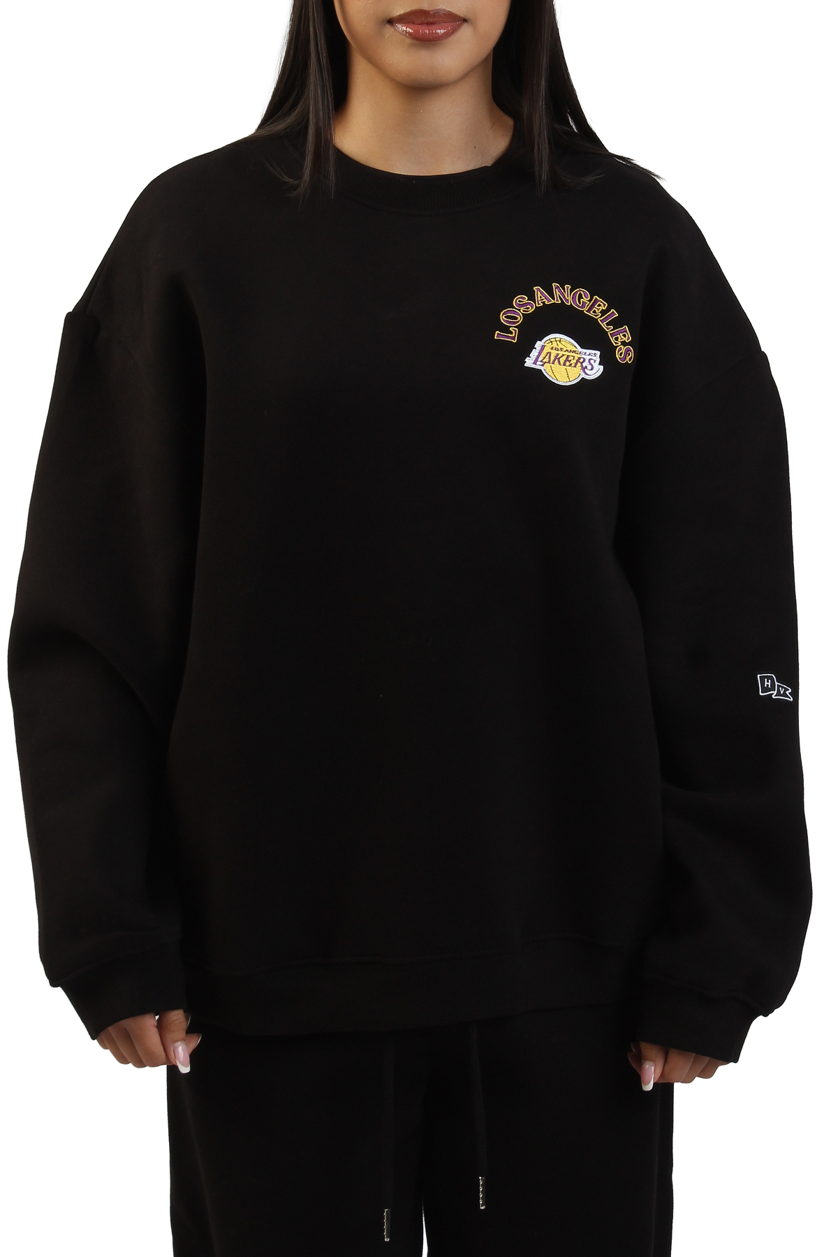 HYPE AND VICE NBA Los Angeles Lakers Oversized Crewneck Sweatshirt