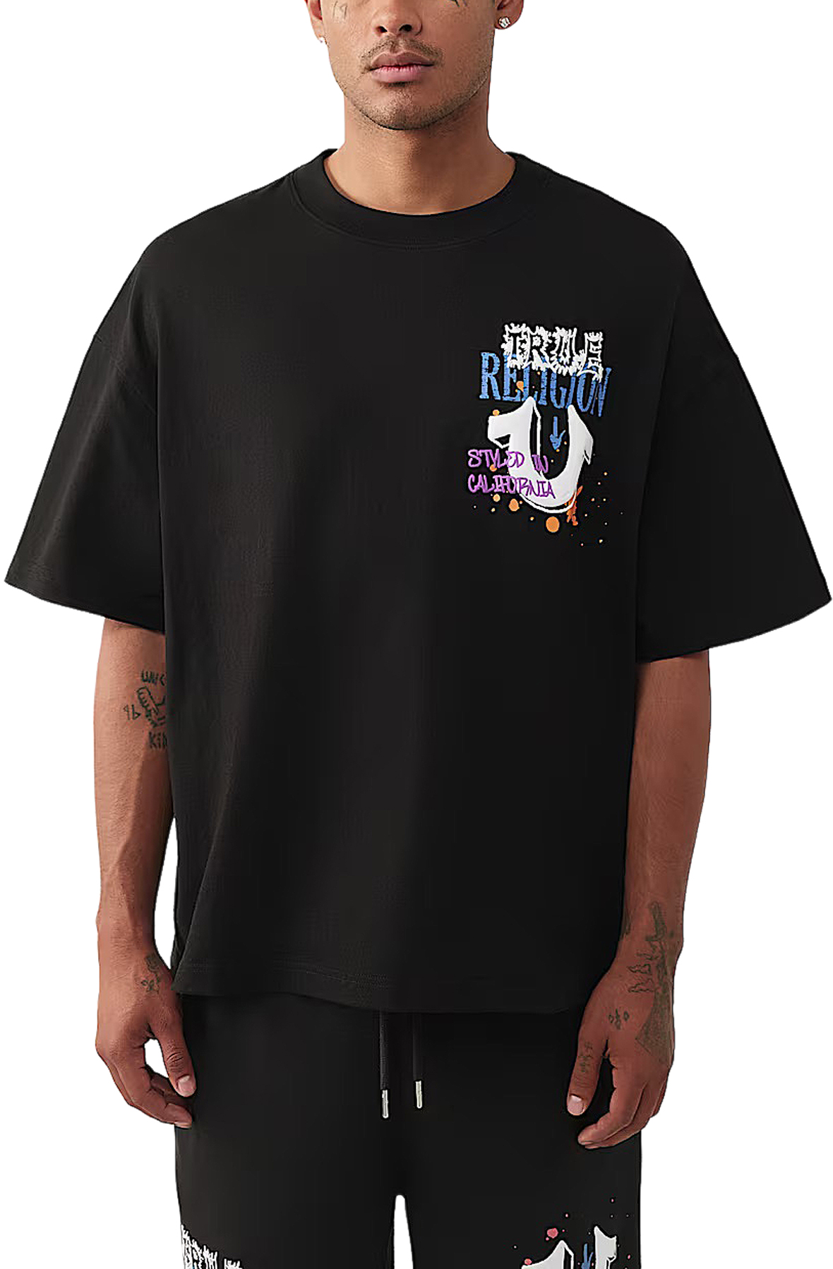 TRUE RELIGION Concert Buddha Heavyweight Oversized T-Shirt 110446