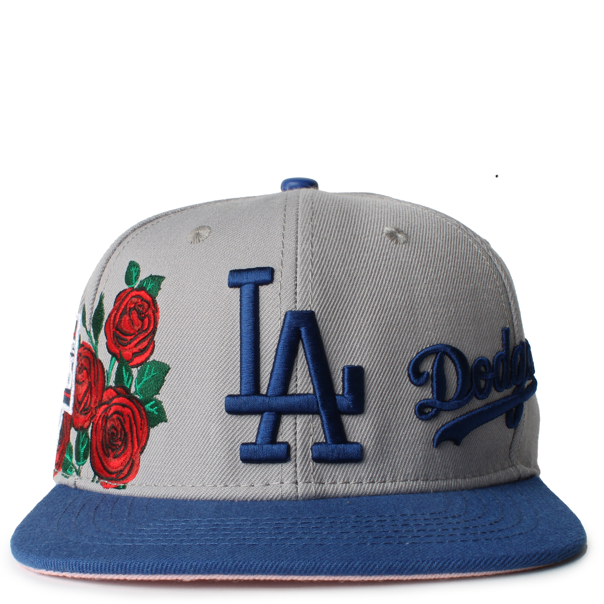 Pro Standard Los Angeles Dodgers Roses Snapback Grey