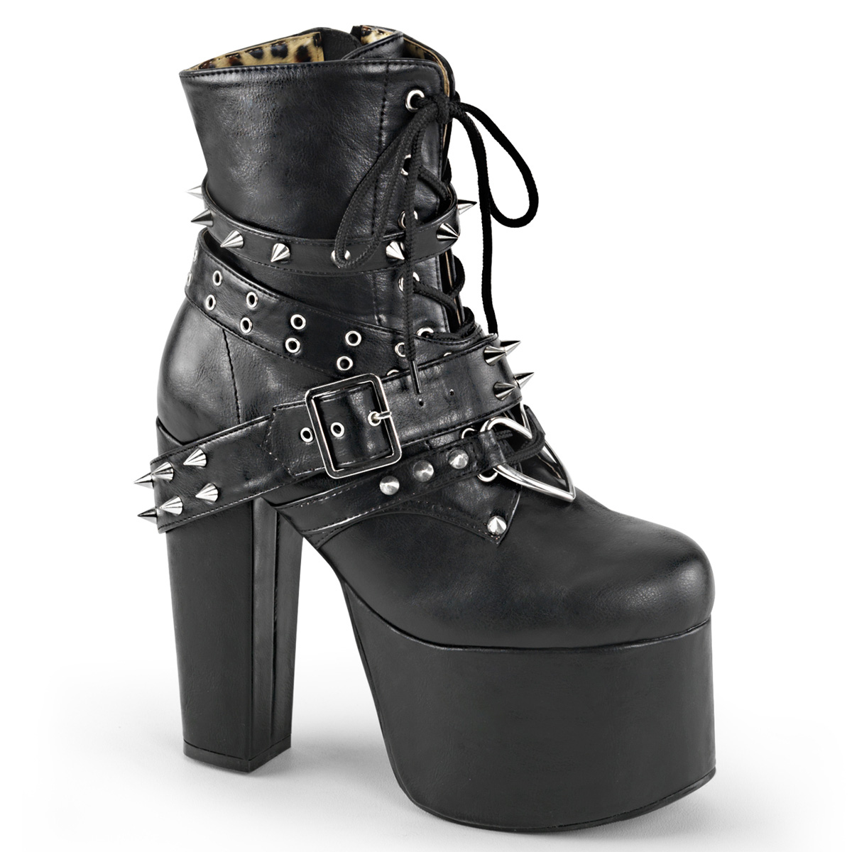 PLEASER TORMENT-700 Spiked Ankle Boot 