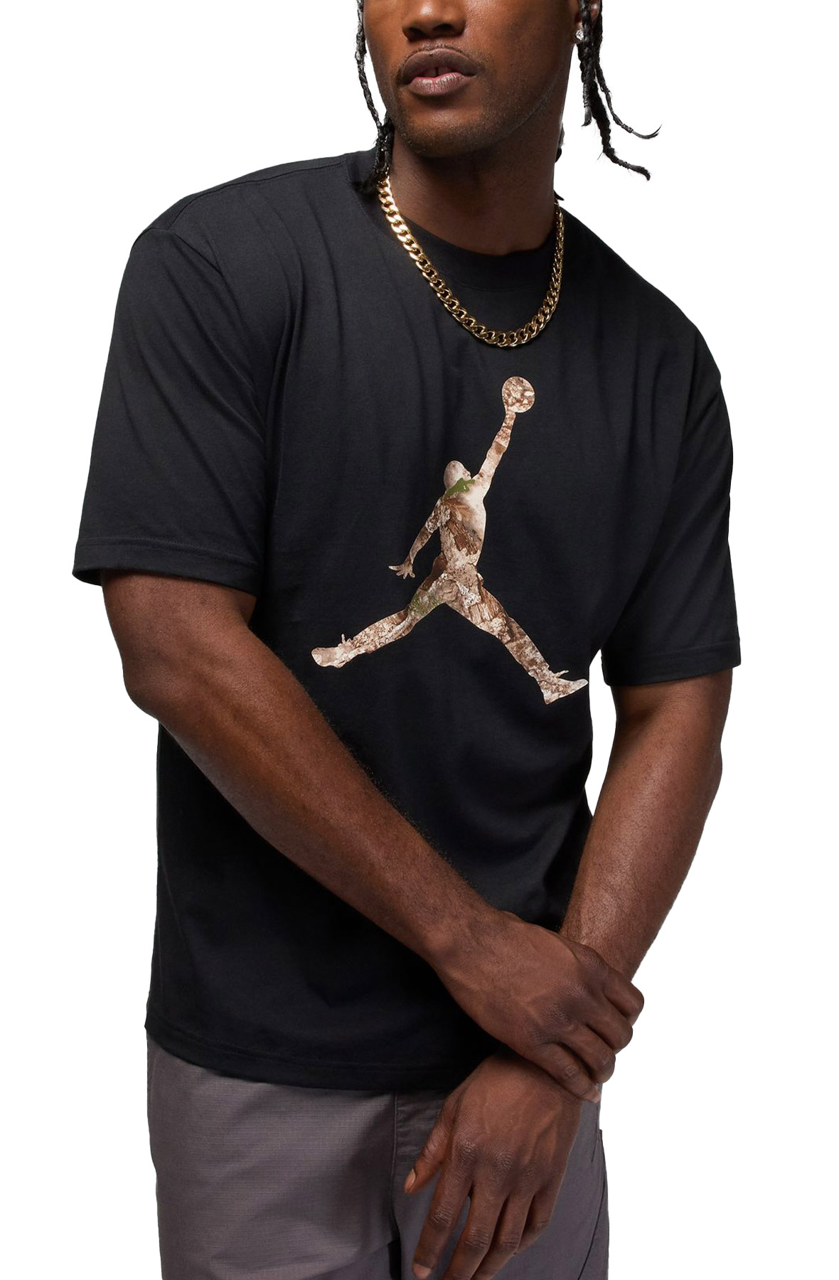 JORDAN Brooklyn Realtree Jumpman T-Shirt HQ9016 010 - Shiekh