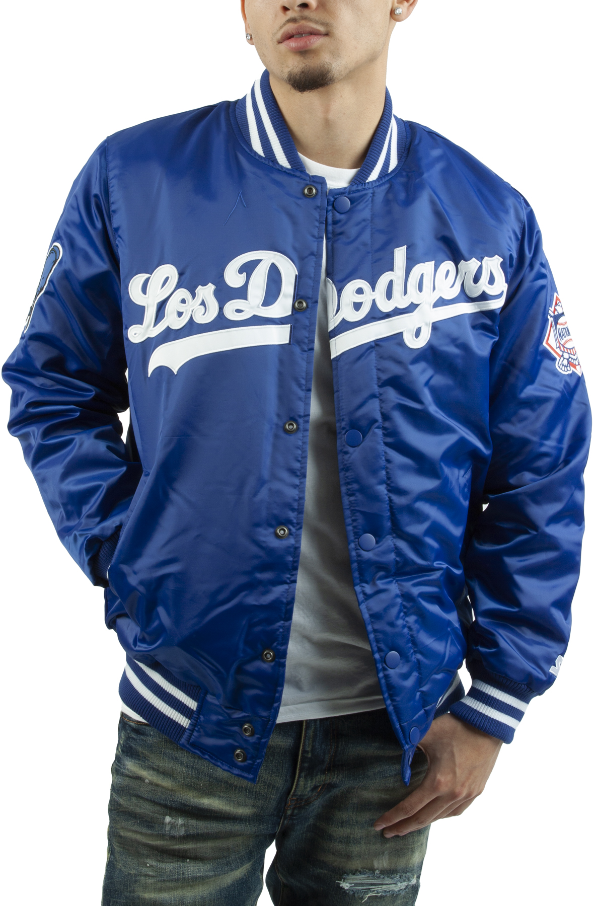 Starter Jacket Los Angeles Dodgers Blue/White Windbreaker