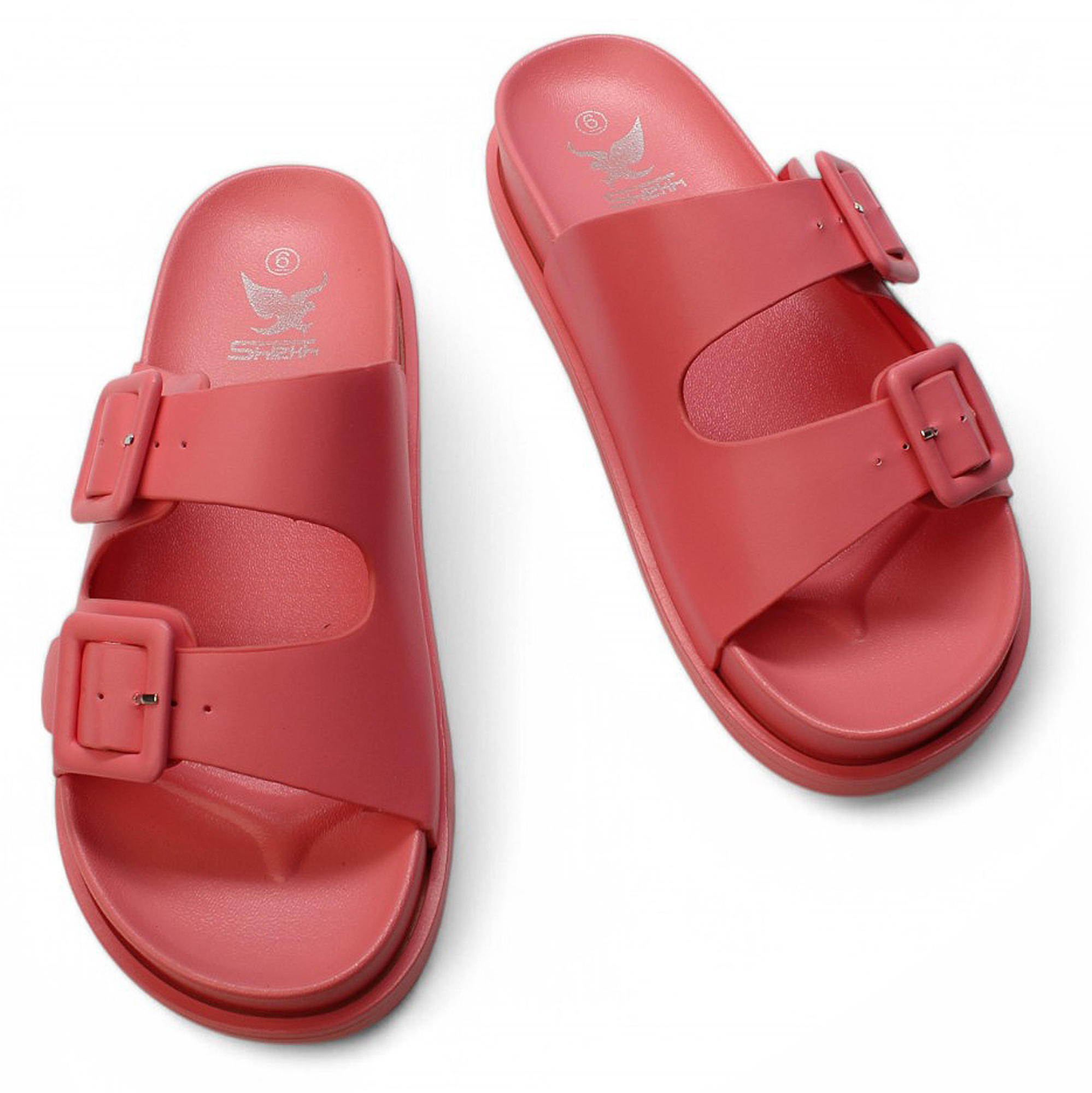 LEGEND FOOTWEAR INC Ayko-04 Double Strap Slide AYKO-04-PKPU - Shiekh