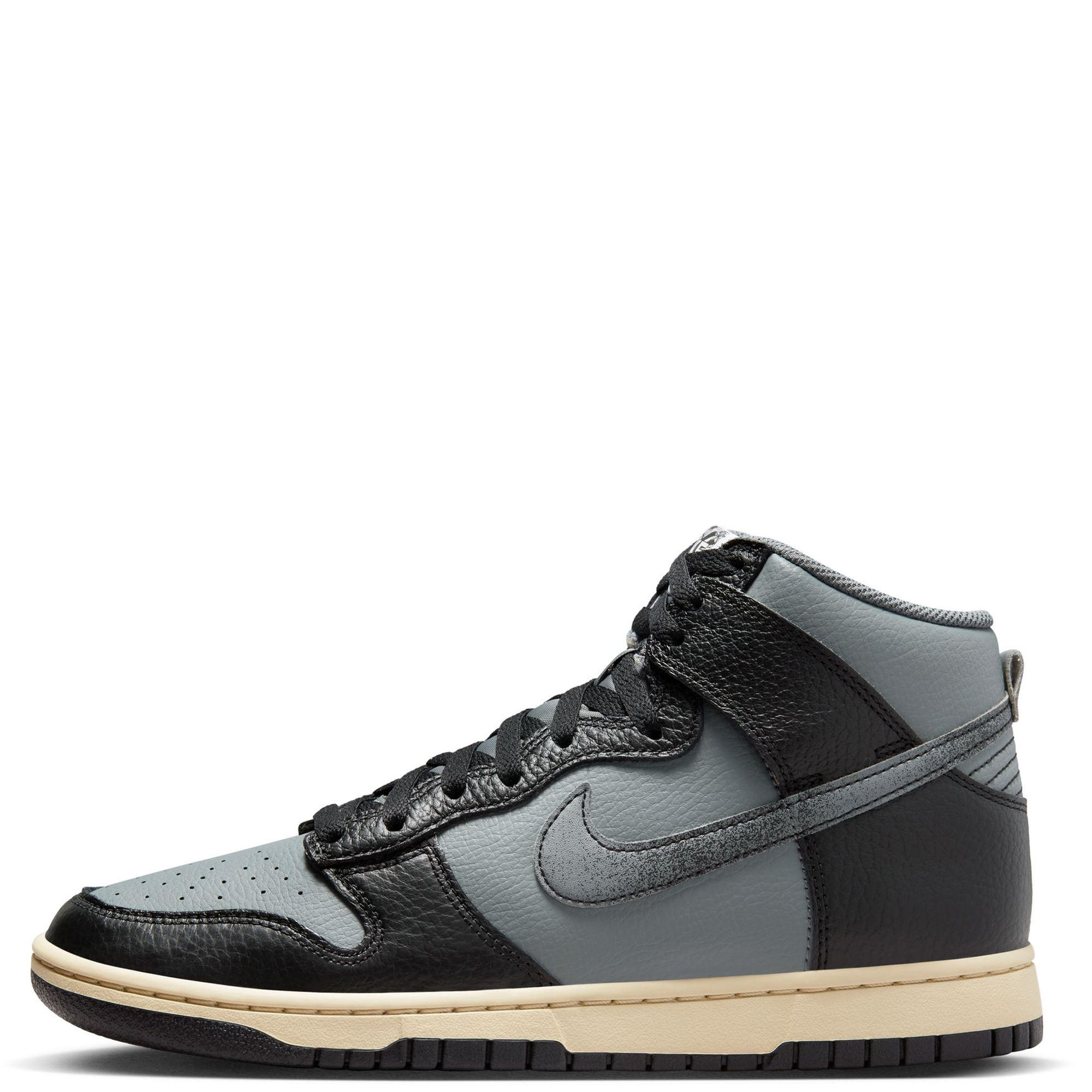 Nike dunk high black cheap and grey