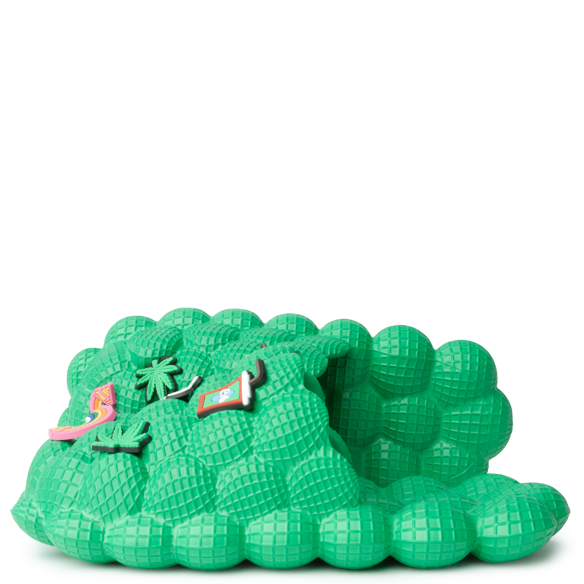 Women Jelly Bubble Sandal Green Sandals 11 Green