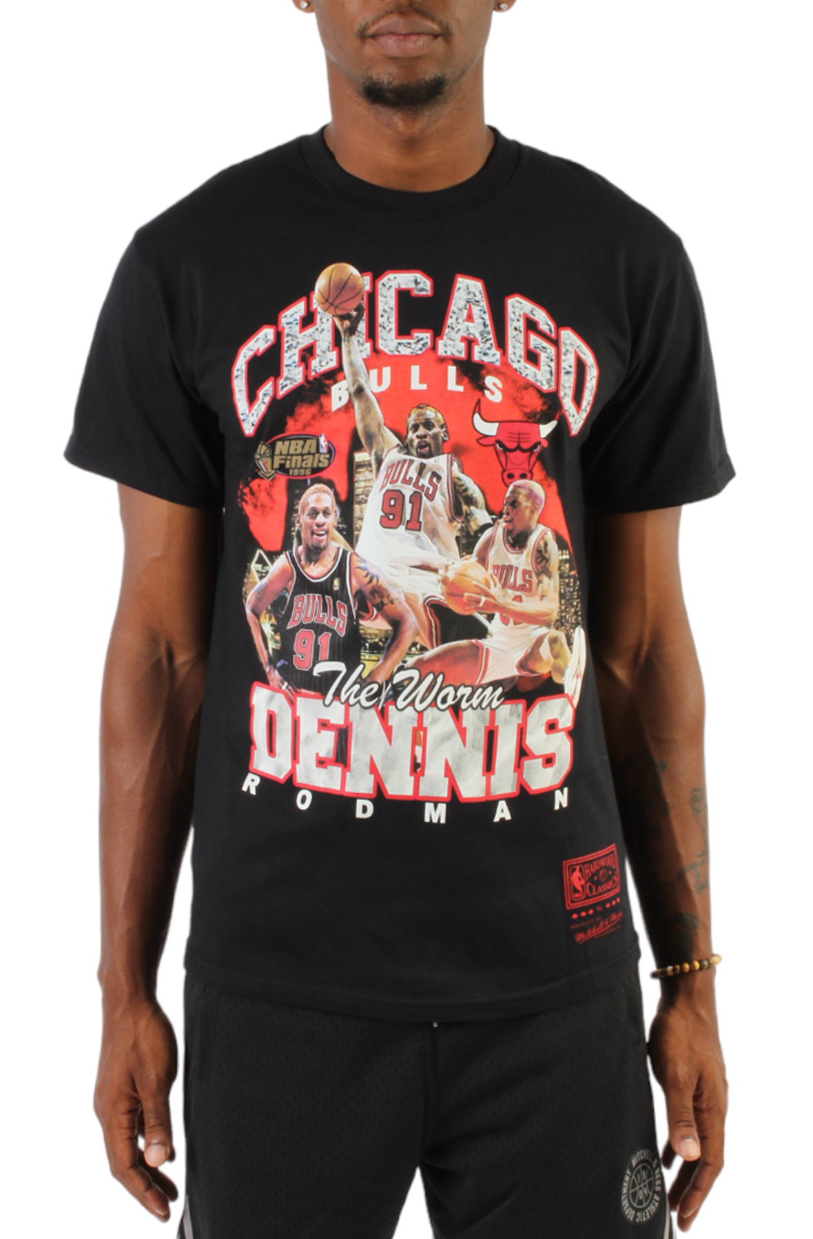 Buy the NBA Starter 1996 Chicago Bulls Champions T-Shirt Size