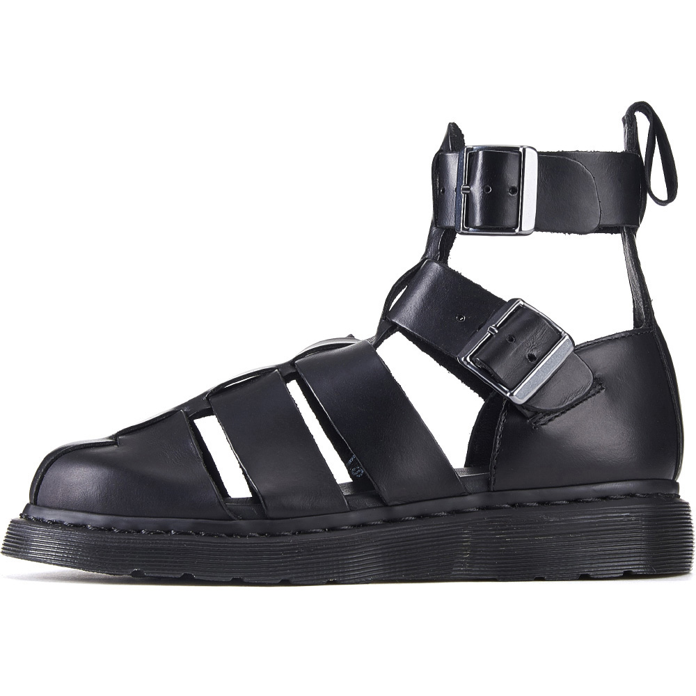 DR. MARTENS for Women: Geraldo Black Sandals R15696001 - Shiekh