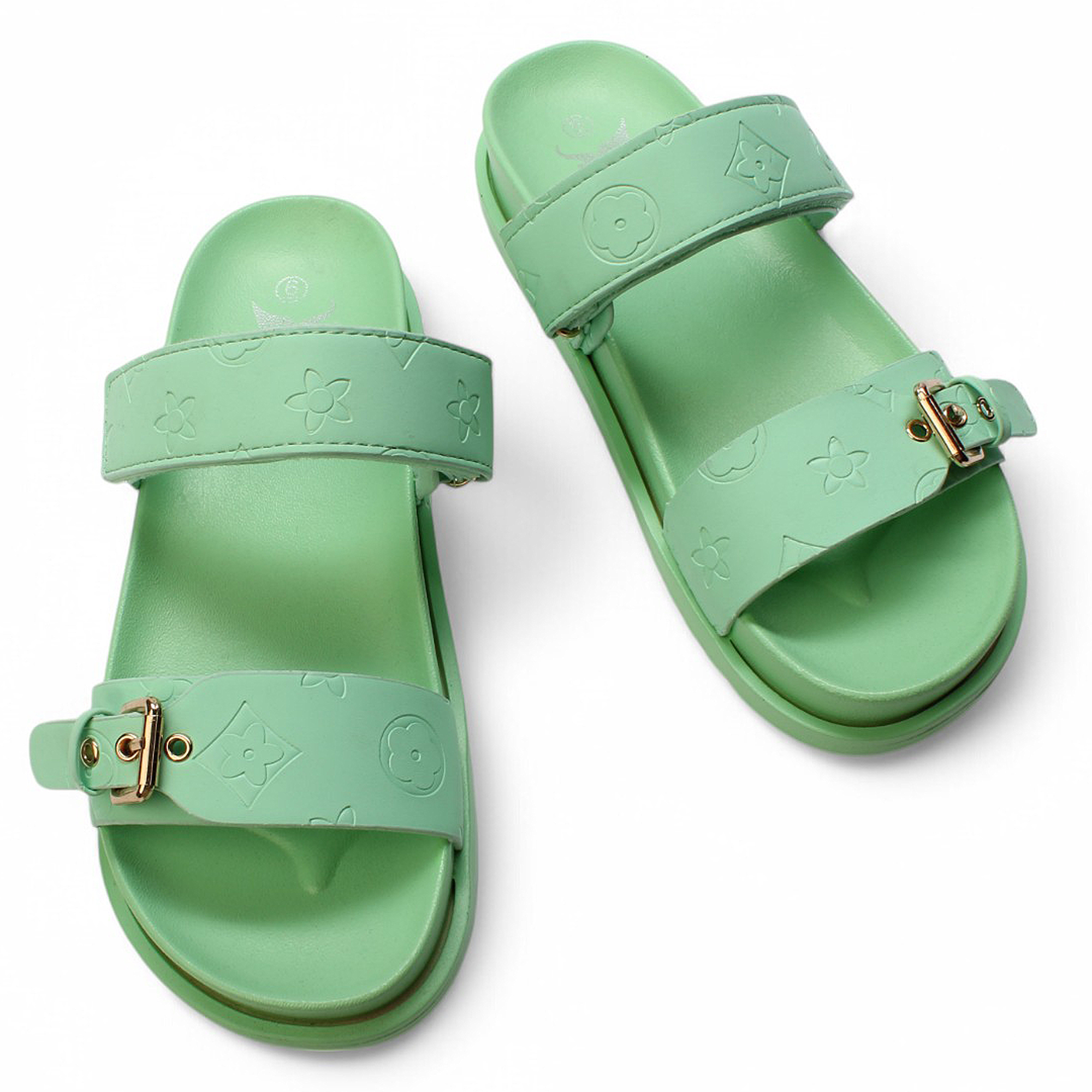 LEGEND FOOTWEAR INC Aileen-08 Double Strap Slide AILEEN-08