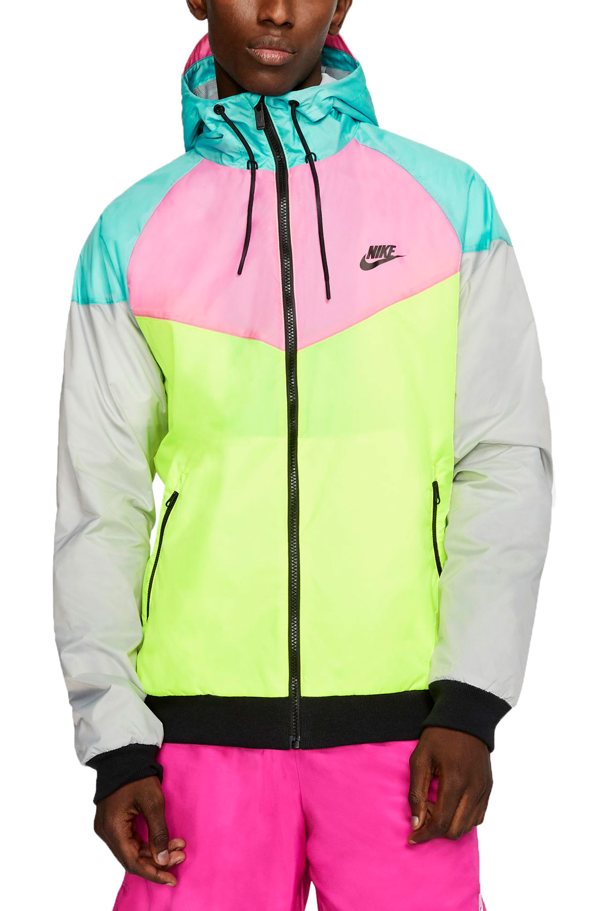 nike sportswear windrunner pink