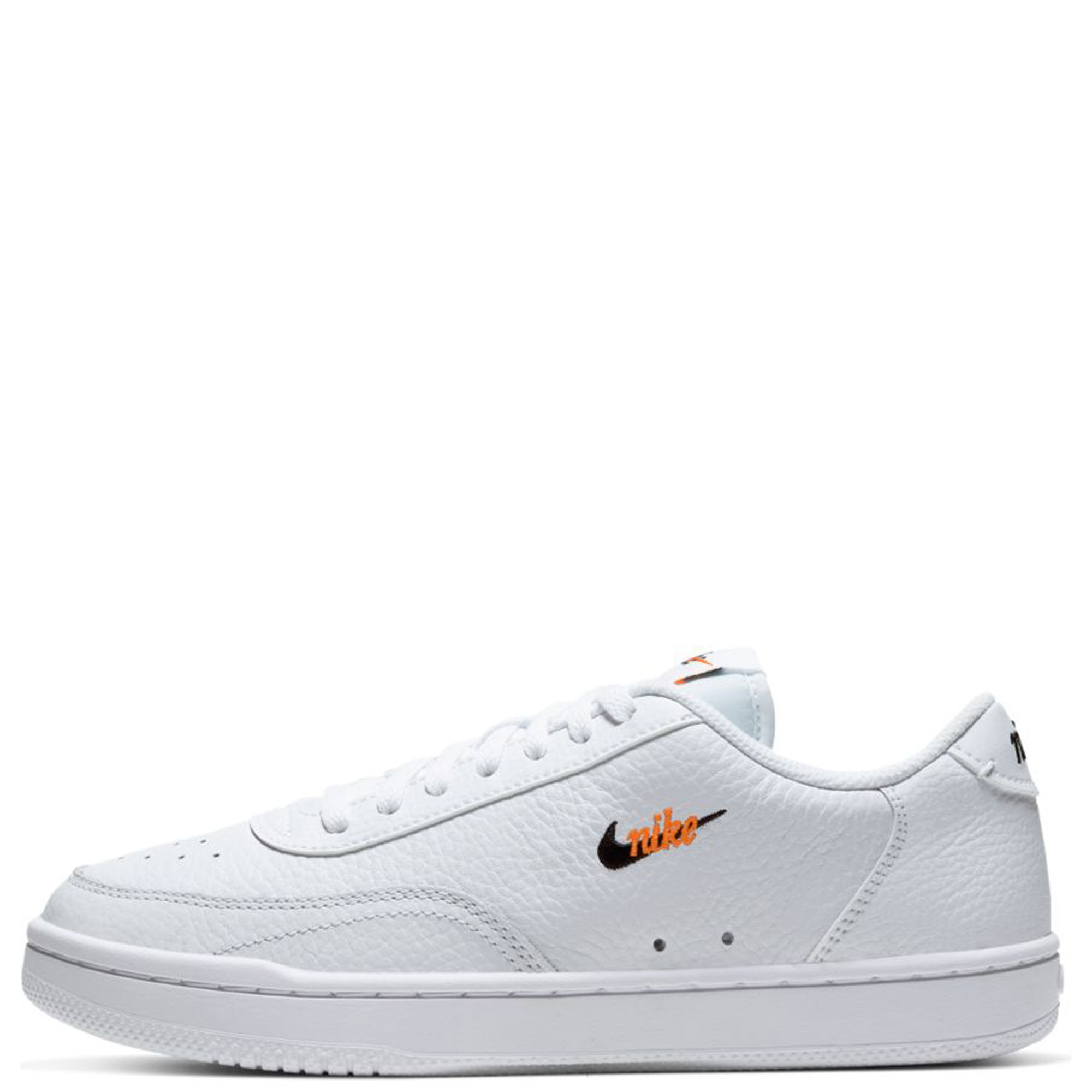 ナイキ レディース シューズ Nike Court Vintage Premium スニーカー White/Total Orange/Black NIKE Court Vintage Premium CW1067 100 - Shiekh