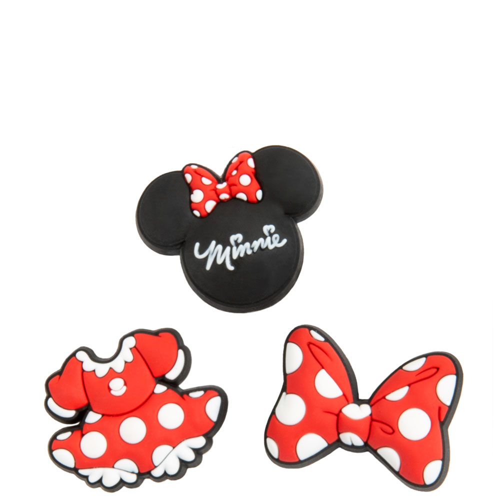 Minnie Mouse Hair Bow and Glove Croc Charms 