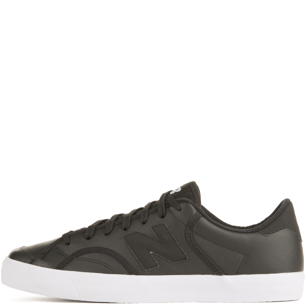 new balance black leather sneakers