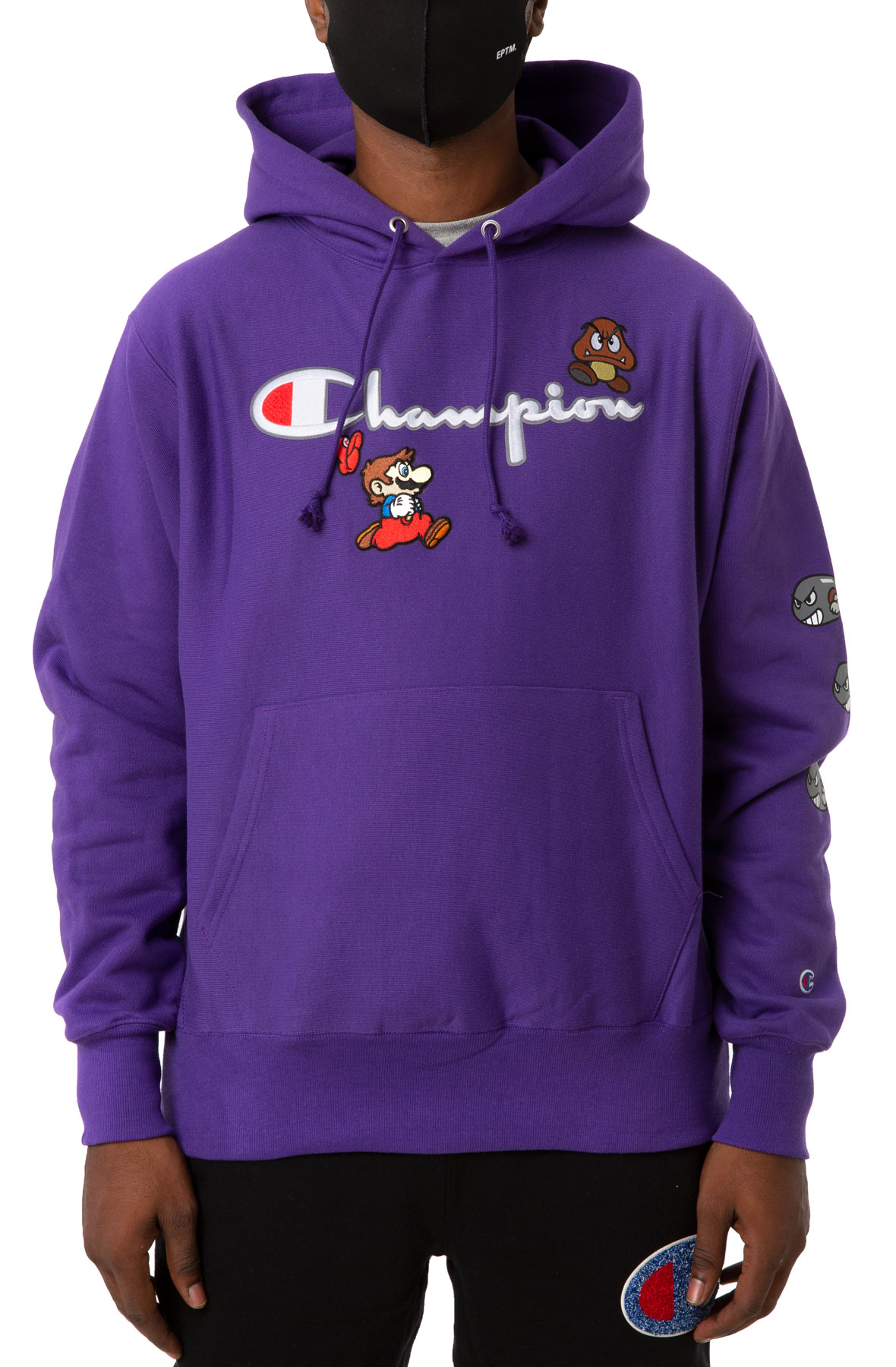 Champion mario 2024 hoodie purple