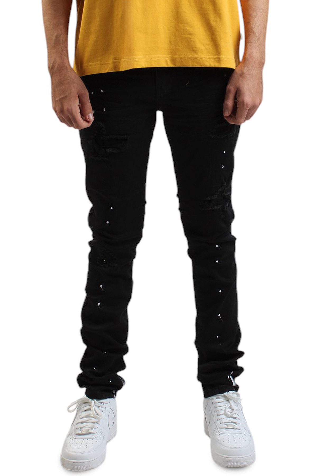 Black Denim Trousers - Schuray Official Website