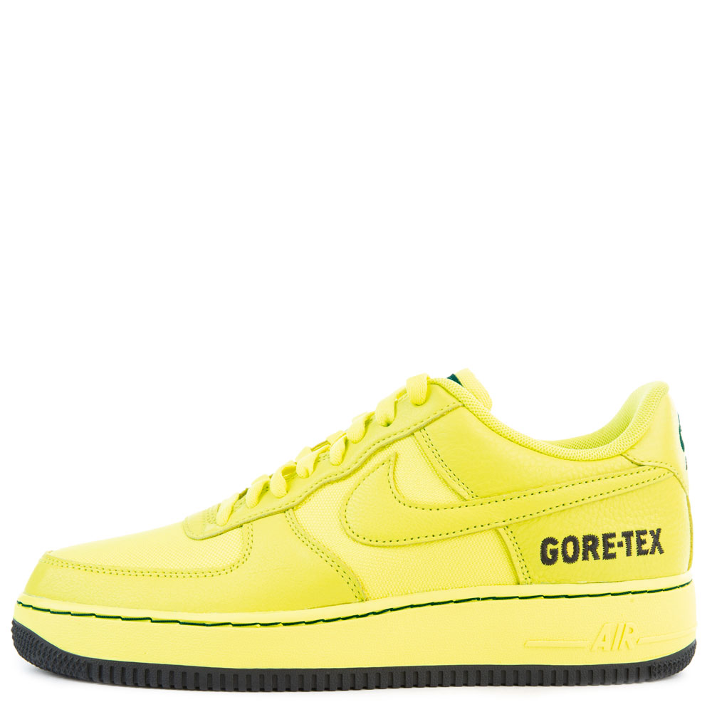 2019 NIKE AIR FORCE 1 GTX GORE-TEX DYNAMIC YELLOW/BLACK CK2630-701 size 7.5  193152684317