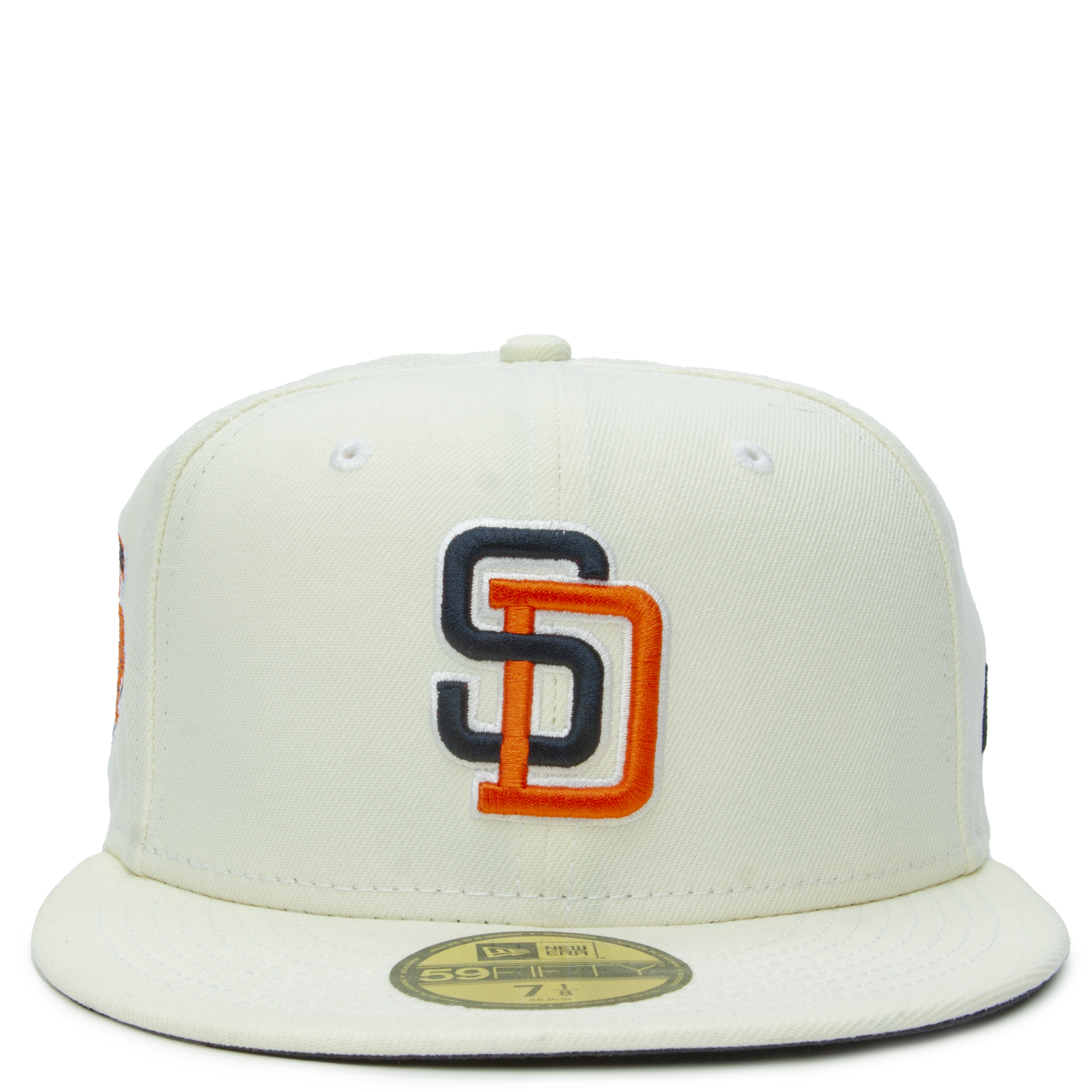 Men's New Era White/Brown San Diego Padres Cooperstown Collection