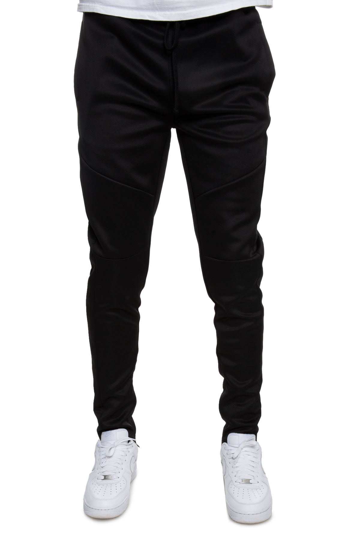 track zipper jeans