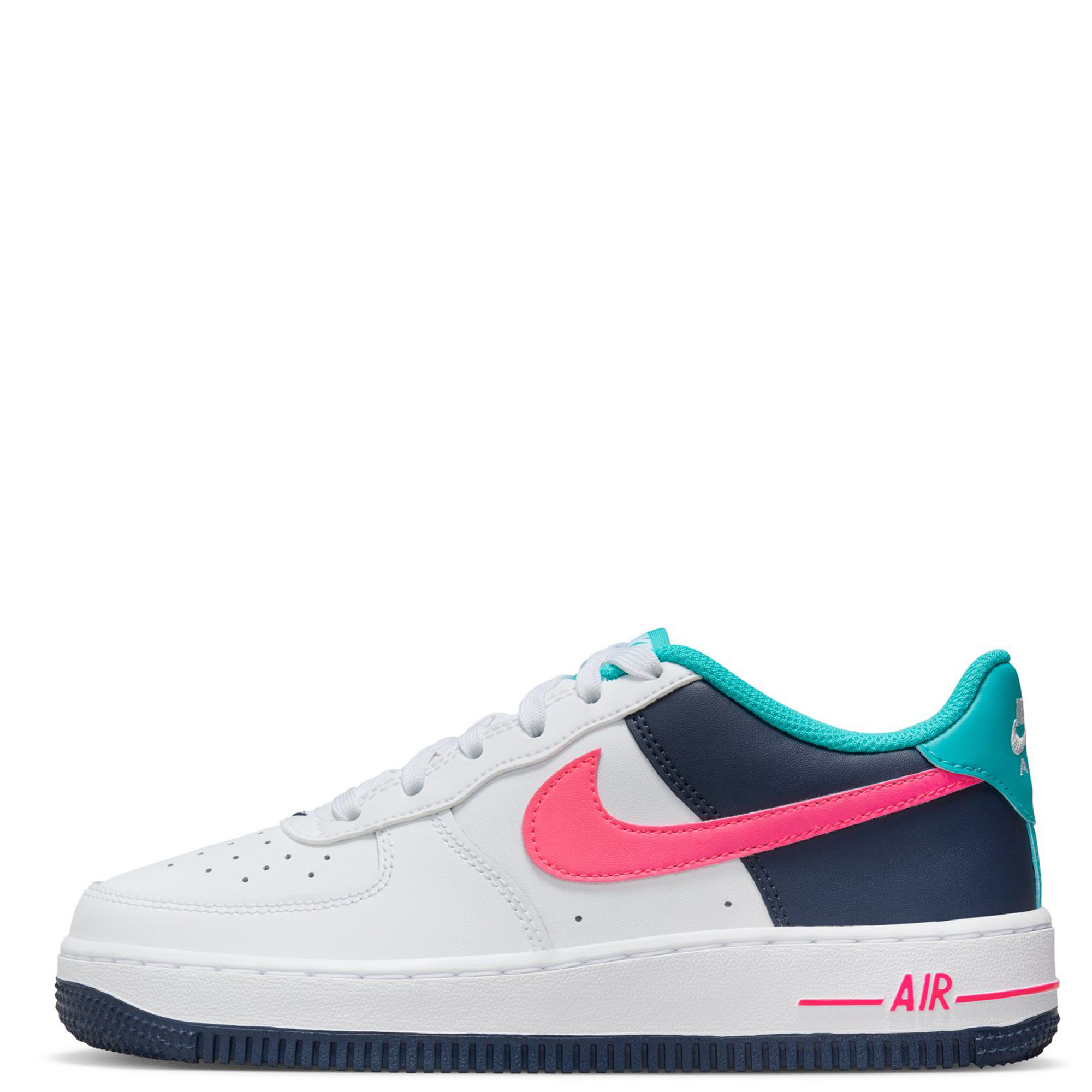 Nike air force 1 high cut white purple pink blue clearance