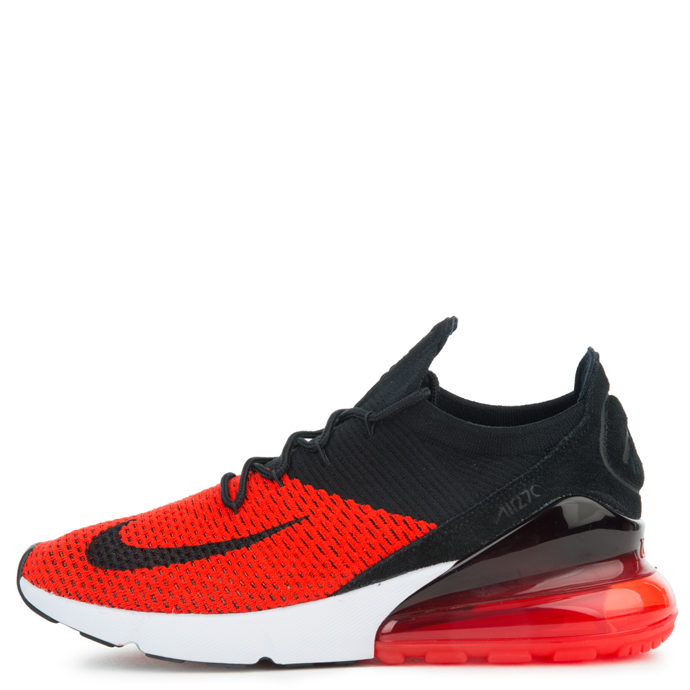 nike air max 270 flyknit black and red